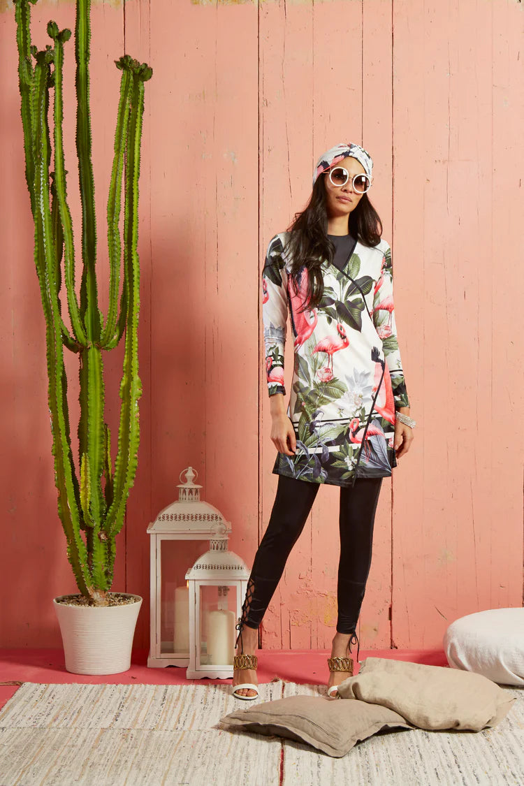 MUNAMER AURORA FLAMINGO BURKINI