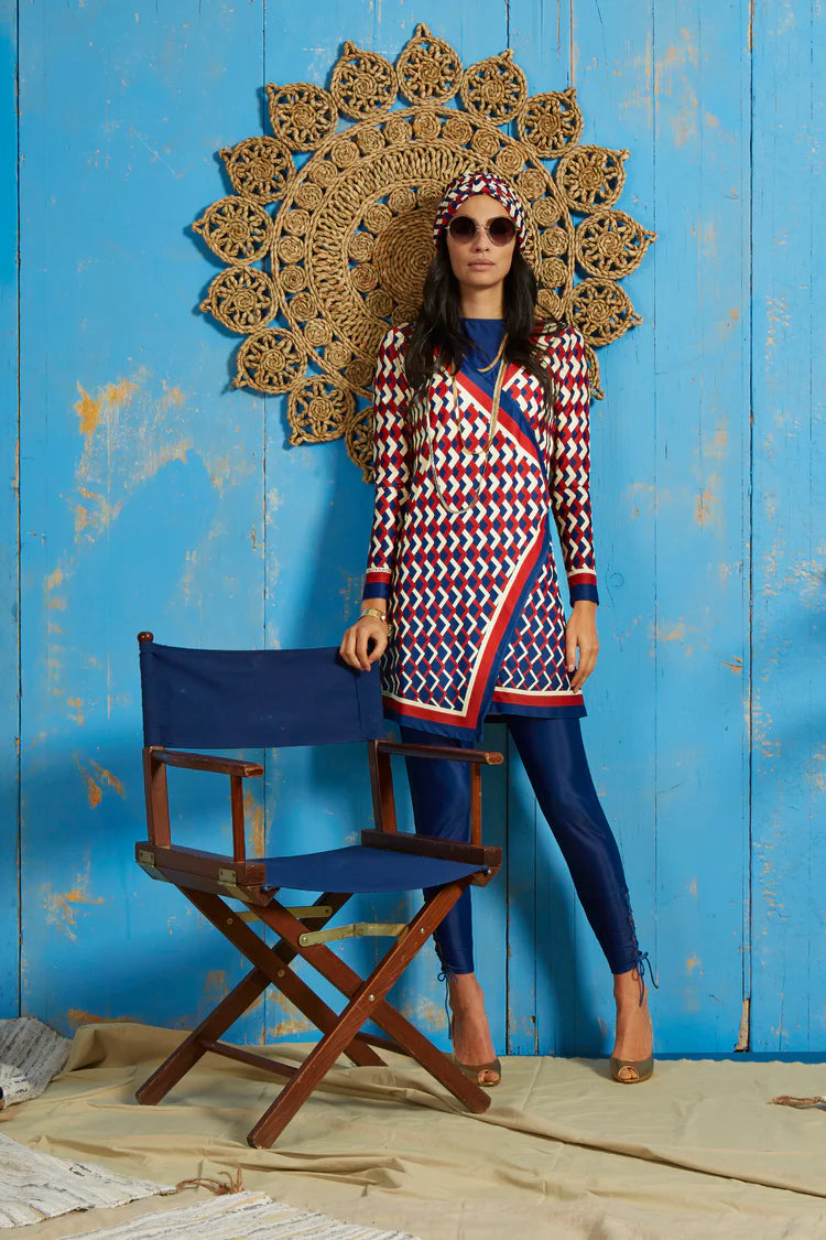 MUNAMER Aurora Navy Burkini